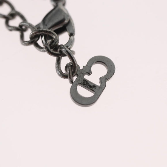 Christian Dior Necklace metal Silver Auth BA11485