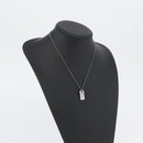 Christian Dior Necklace metal Silver Auth BA11485-19