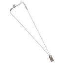 Christian Dior Necklace metal Silver Auth BA11485-2