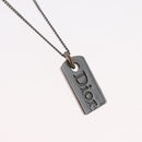 Christian Dior Necklace metal Silver Auth BA11485-3