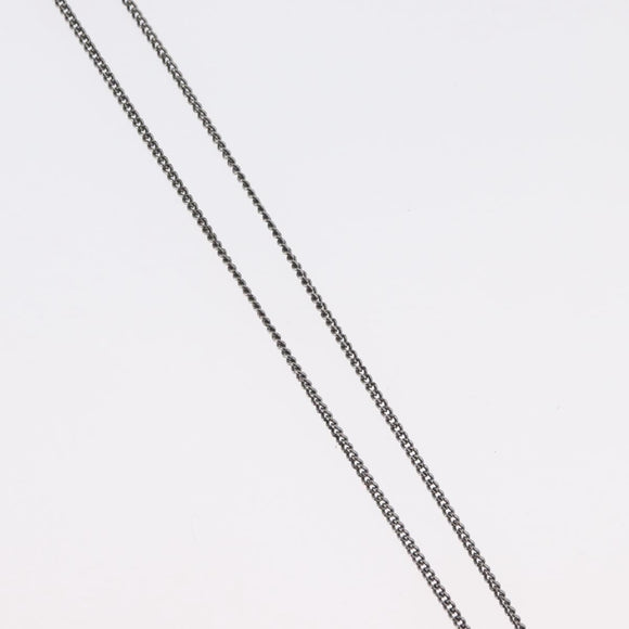 Christian Dior Necklace metal Silver Auth BA11485