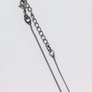 Christian Dior Necklace metal Silver Auth BA11485-8