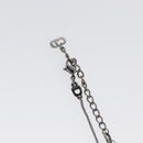 Christian Dior Necklace metal Silver Auth BA11485-9