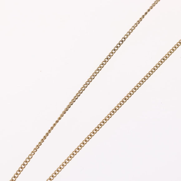 Christian Dior Necklace metal Gold Tone Auth BA11487
