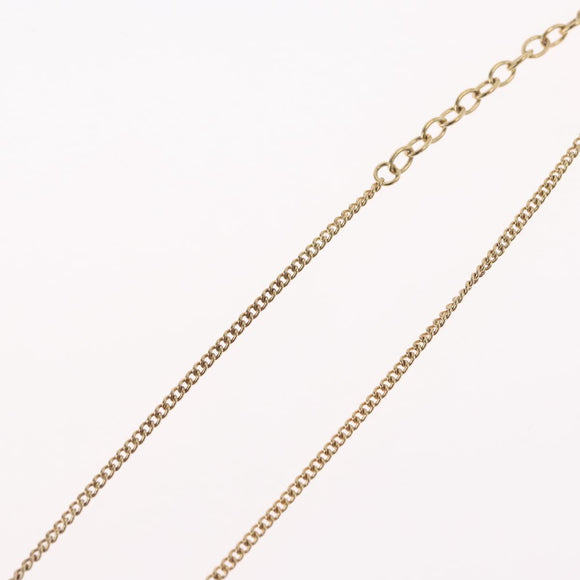 Christian Dior Necklace metal Gold Tone Auth BA11487