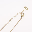 Christian Dior Necklace metal Gold Tone Auth BA11487-16