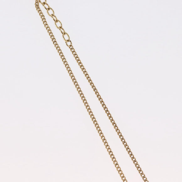 Christian Dior Necklace metal Gold Tone Auth BA11487