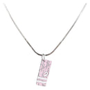 Christian Dior Necklace metal Silver Auth BA11491A-1