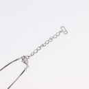 Christian Dior Necklace metal Silver Auth BA11491A-15