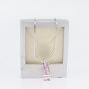 Christian Dior Necklace metal Silver Auth BA11491A-17