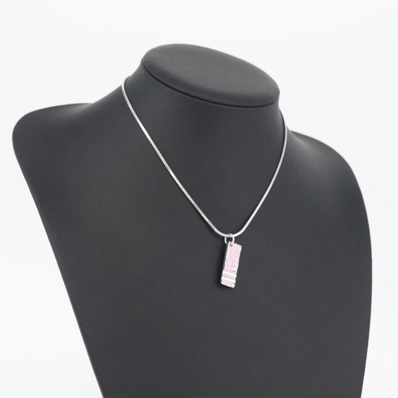 Christian Dior Necklace metal Silver Auth BA11491A