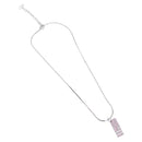 Christian Dior Necklace metal Silver Auth BA11491A-2