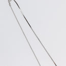 Christian Dior Necklace metal Silver Auth BA11491A-6