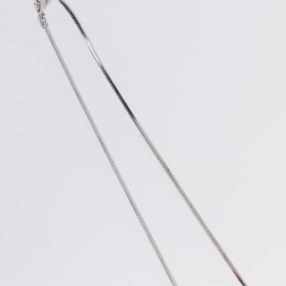 Christian Dior Necklace metal Silver Auth BA11491A