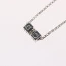 Christian Dior Necklace metal Silver Auth BA11492-12