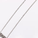 Christian Dior Necklace metal Silver Auth BA11492-13
