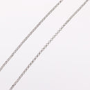 Christian Dior Necklace metal Silver Auth BA11492-14