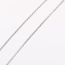 Christian Dior Necklace metal Silver Auth BA11492-15