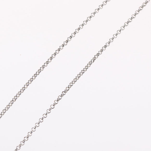 Christian Dior Necklace metal Silver Auth BA11492