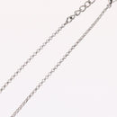 Christian Dior Necklace metal Silver Auth BA11492-16