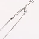 Christian Dior Necklace metal Silver Auth BA11492-17