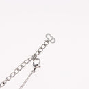 Christian Dior Necklace metal Silver Auth BA11492-18