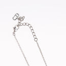 Christian Dior Necklace metal Silver Auth BA11492-9