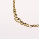 Christian Dior Necklace metal Gold Tone Auth BA11497-11