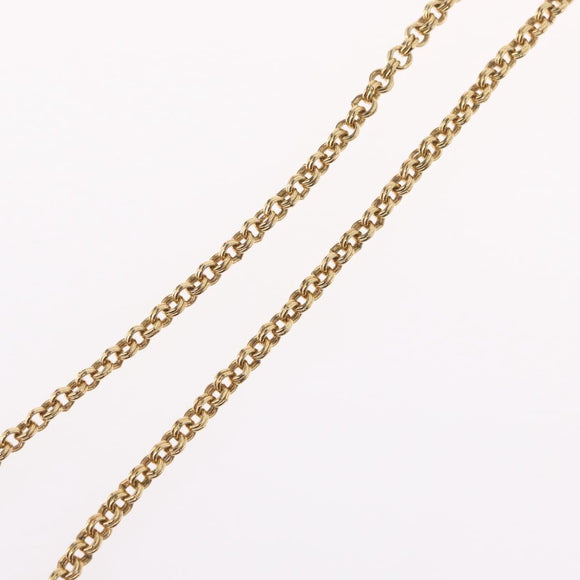 Christian Dior Necklace metal Gold Tone Auth BA11497