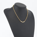 Christian Dior Necklace metal Gold Tone Auth BA11497-19