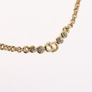 Christian Dior Necklace metal Gold Tone Auth BA11497-3