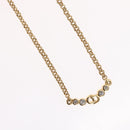 Christian Dior Necklace metal Gold Tone Auth BA11497-4