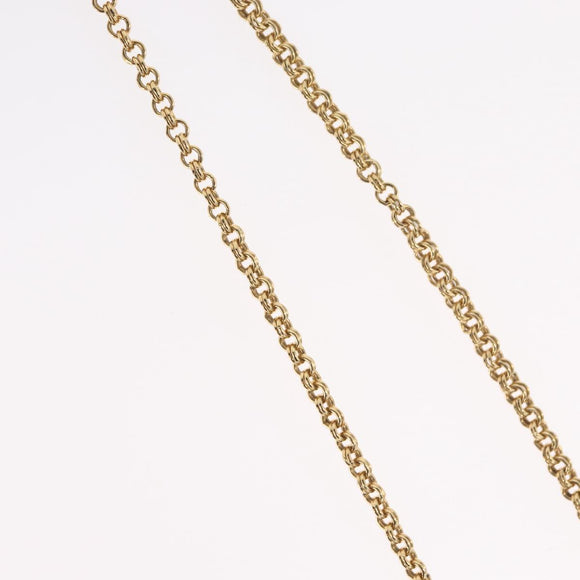 Christian Dior Necklace metal Gold Tone Auth BA11497