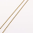 Christian Dior Necklace metal Gold Tone Auth BA11498-12