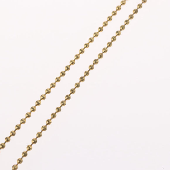 Christian Dior Necklace metal Gold Tone Auth BA11498