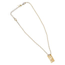 Christian Dior Necklace metal Gold Tone Auth BA11498-2