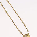 Christian Dior Necklace metal Gold Tone Auth BA11498-4