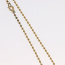 Christian Dior Necklace metal Gold Tone Auth BA11498-6