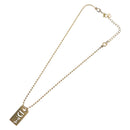 Christian Dior Necklace metal Gold Tone Auth BA11498-9