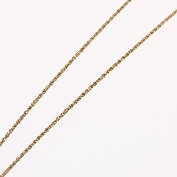 Christian Dior Necklace metal Gold Tone Auth BA11499