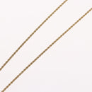 Christian Dior Necklace metal Gold Tone Auth BA11499-14