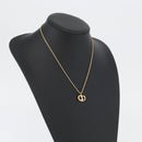 Christian Dior Necklace metal Gold Tone Auth BA11499-19