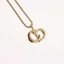 Christian Dior Necklace metal Gold Tone Auth BA11499-3