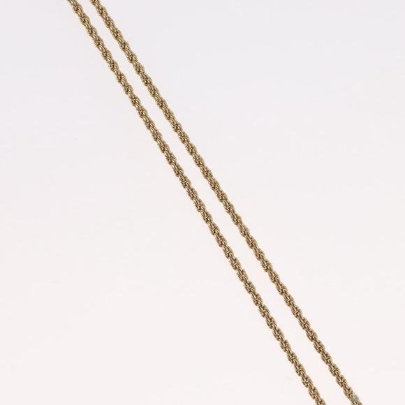 Christian Dior Necklace metal Gold Tone Auth BA11499