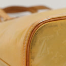 LOUIS VUITTON Monogram Vernis Houston Hand Bag Gris M91053 LV Auth BA1150-14