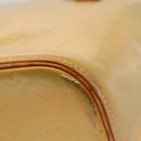 LOUIS VUITTON Monogram Vernis Houston Hand Bag Gris M91053 LV Auth BA1150-16