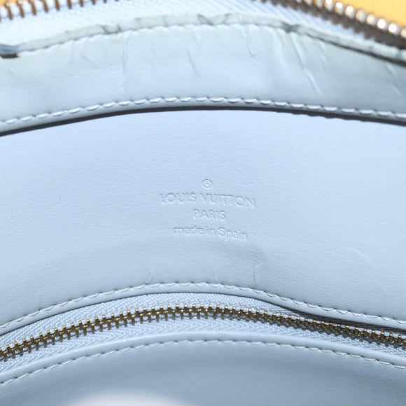 LOUIS VUITTON Monogram Vernis Houston Hand Bag Gris M91053 LV Auth BA1150