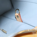 LOUIS VUITTON Monogram Vernis Houston Hand Bag Gris M91053 LV Auth BA1150-12