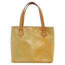 LOUIS VUITTON Monogram Vernis Houston Hand Bag Gris M91053 LV Auth BA1150-2