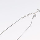 Christian Dior Necklace metal Silver Auth BA11501A-12